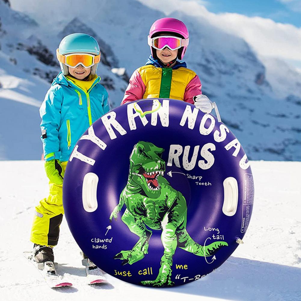 Лыжные трубки с комфортом ПВХ развлечение детей детские санки снежными санями для катания на лыжах для катания на лыжах