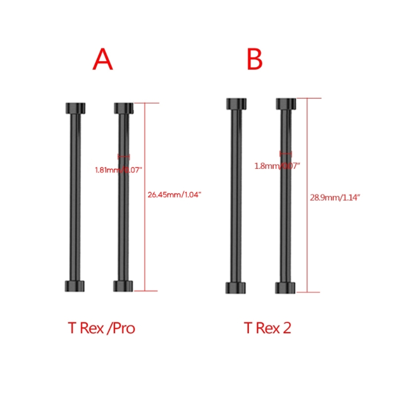 Ferramenta de remoção de parafusos de parafusos de substituição de aço para Amazfit para T Rex /para Pro /para 2 Ferramenta de Rod do conector