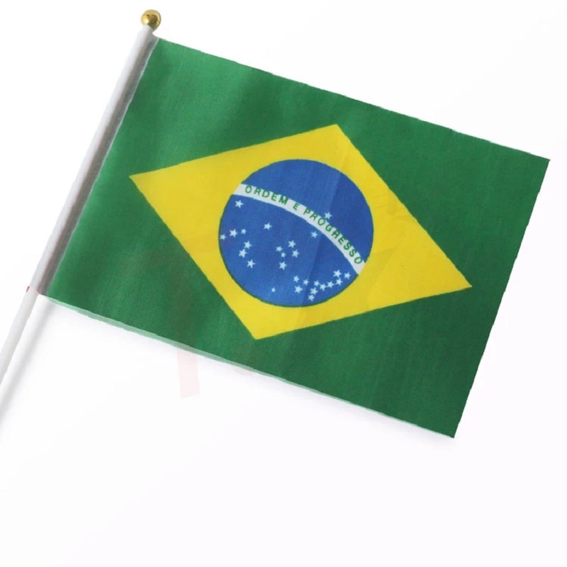 14*21 cm 5/10/Bandiera in poliestere nazionale Brasile Brasile celebrare