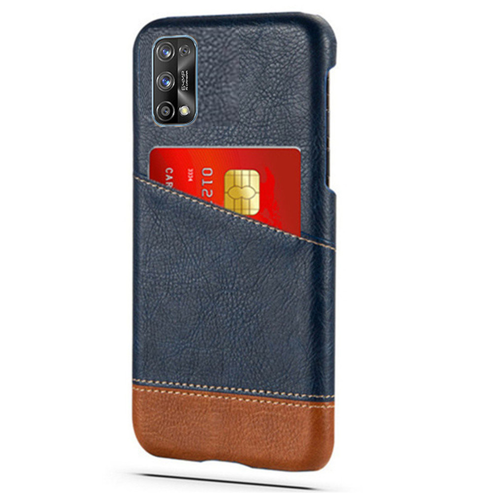 Wallet Case for Oppo Realme 7 Pro 5G 4G Funda Mixed Splice Pu Leather Credit Card Holder Cover för Oppo Realme 7 Pro Coque 7pro