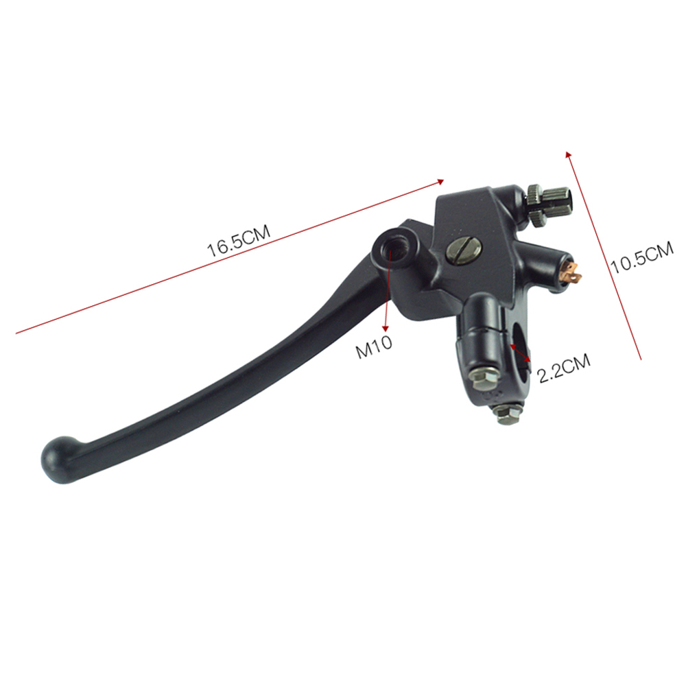 7/8 '' 22 mm Universal Motorcycle Brake Embrayage Handle Lever pour Honda CG125 150 200 FXD MOTOBIKE LEVERS DROIT WUYANG WY125