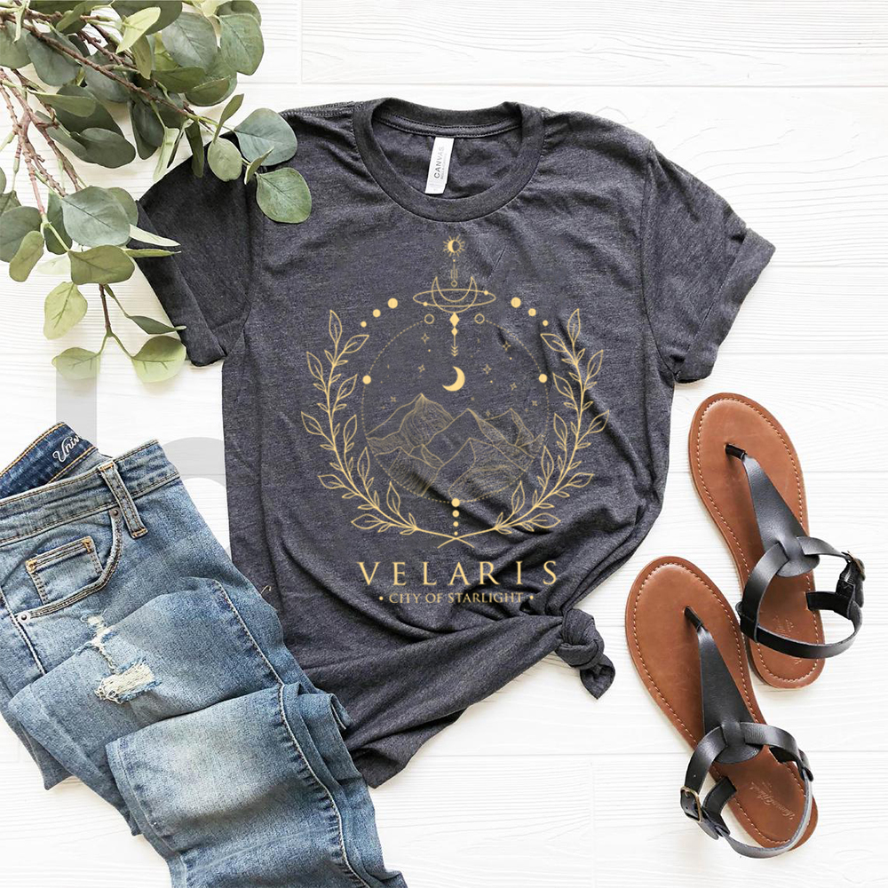 Camiseta do Velaris camisa acotar a camiseta da corte noturna feminino tshirts book amante t camisetas sjm cidade de starlight tees presente bookish presente