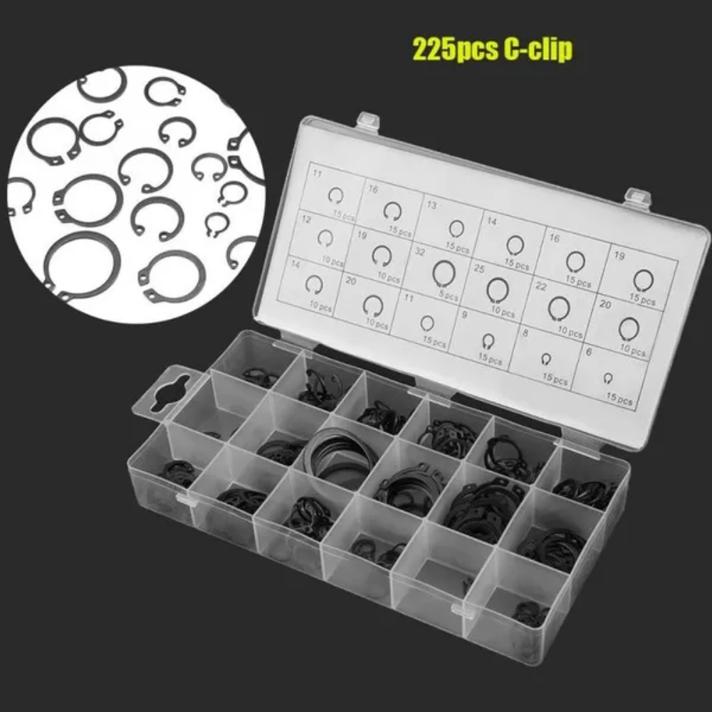 Ring Circlip Kit M6-M32 Ring Circlip Internal External Assortiment RETAIT CILCLIPS Kit