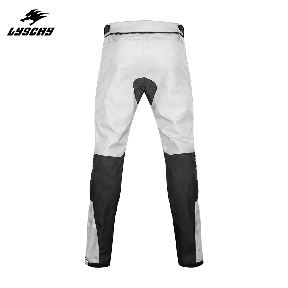 Lyschy Pantalon de moto étanche respirant chaud 3 en 1 moto de sécurité pantalon de sécurité hommes Biker Motocross Pantalon noir S-5xl