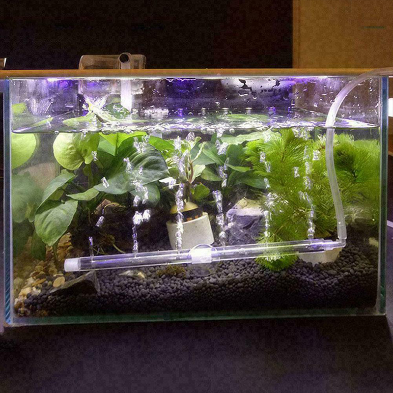 Aquarium Air Infuser Bubble Strip Tube Plastic Clear Fish Tank Oxygen Pump Diffuser Aerator Oxygen Infuser Air Pump Accessories