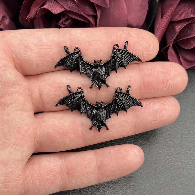 44*23 mm Fledermausanschluss Charme Fledermaus Wings Vampire Anhänger Fit Schmuckherstellung DIY -Schmuckfunde Erkenntnisse