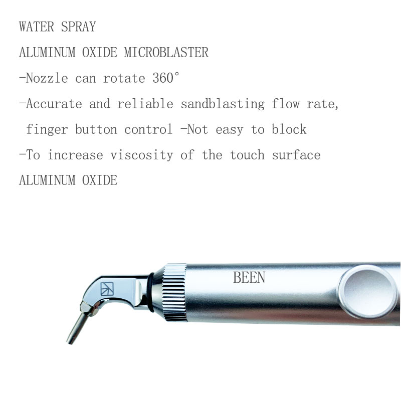 Dental Aluminium Oxide Sandblasting Gun Micro Blaster Polisher 2/4 hål Interface Microetcher Sandblaster Tandblekning