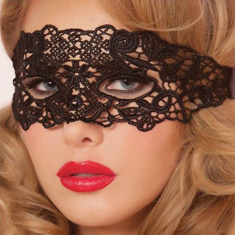 Femmes Hollow Lace Masquerade Face masque sexy cosplay Cosplay Prom Party Costume Halloween Masquerade Mask Nightclub Queen Eye Mask