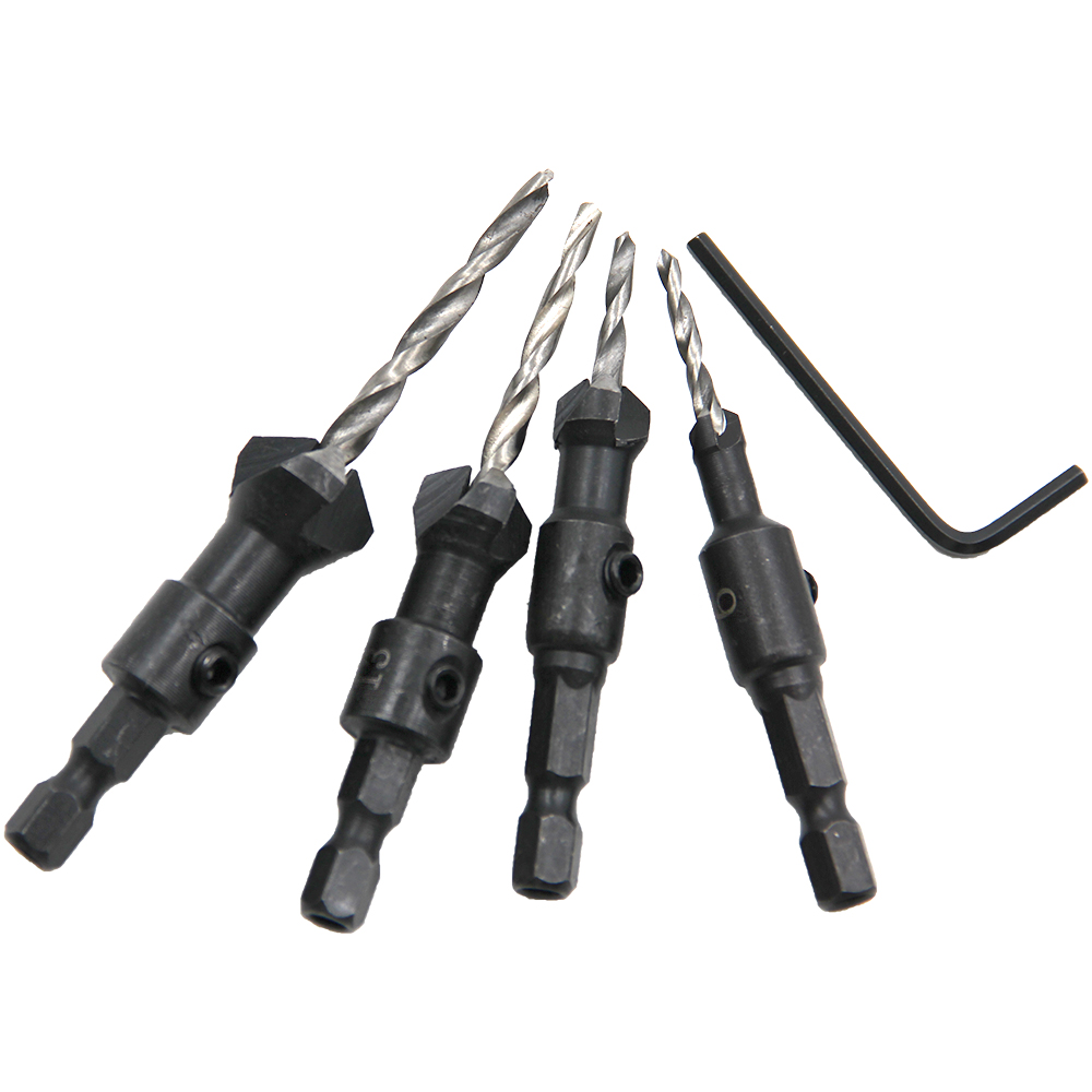 Consial Cortesiunk Drill Hexagonal Conical Drill Bit de forage spécial