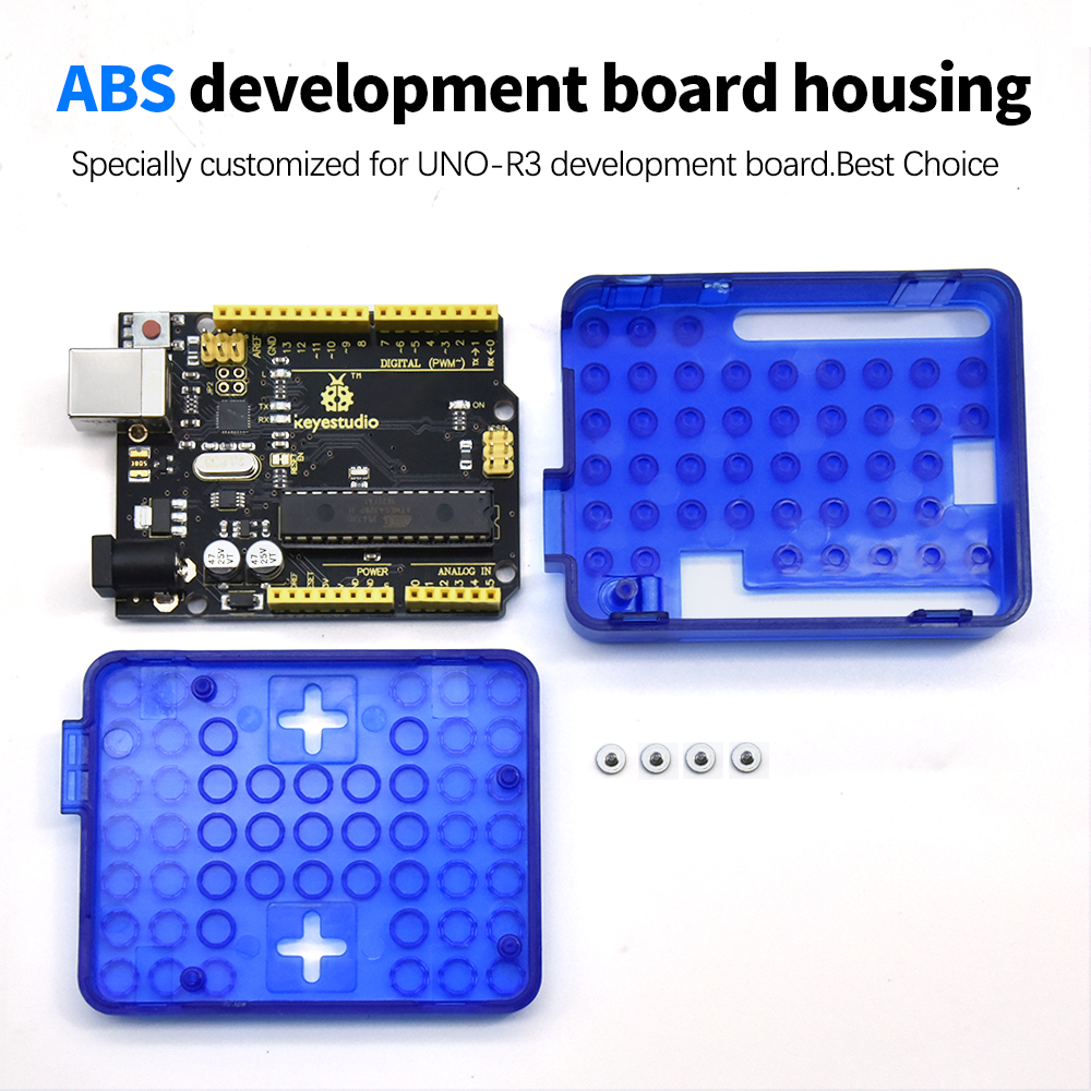 KeyStudio ABS Пластиковый корпус для Arduino Uno R3, совместимый с LEGO ABS Board Board Tacking Horles