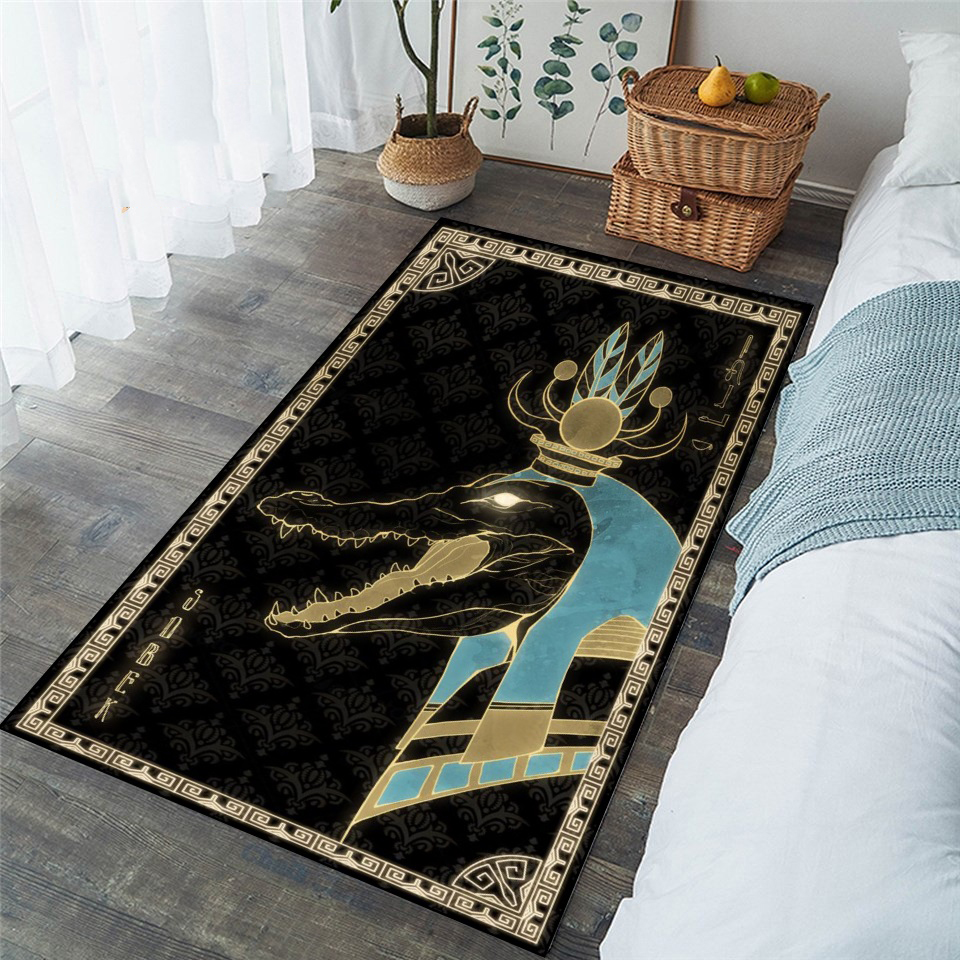 Coola egyptiska gudar tema matta vardagsrum dekor golvmattor sovrum badrum mattan heminredning antislip hallen dörrmatta