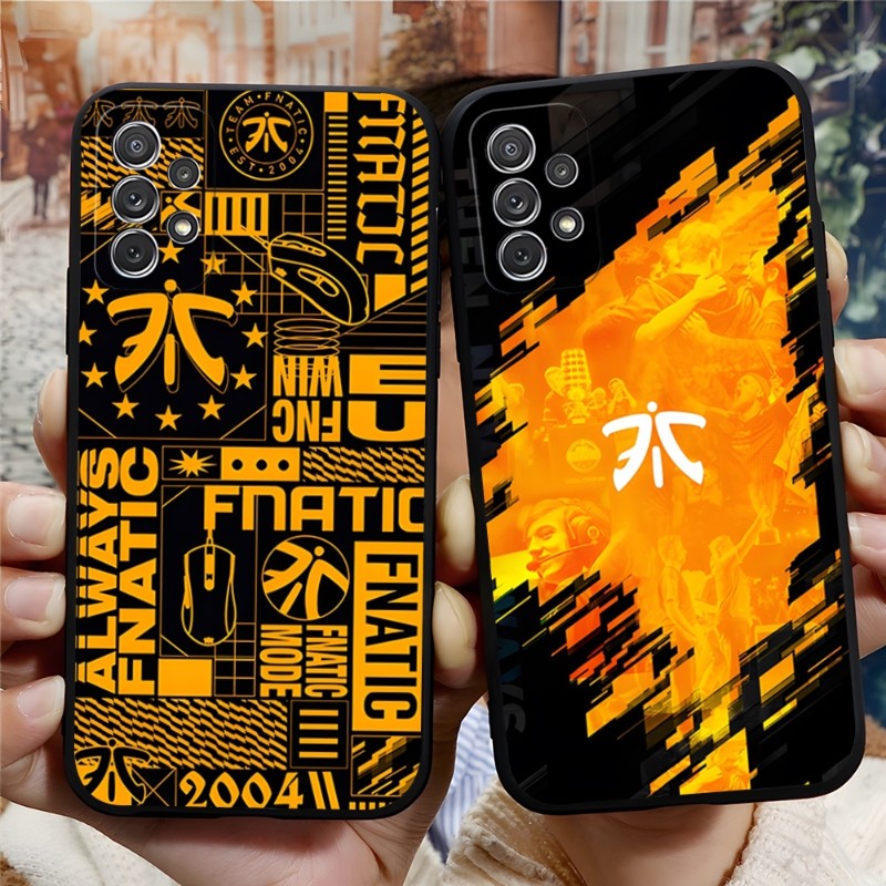 CS GO FNATIC FNC CLUB電話ケースSAMSUNG S22 S21 S23 S30 S20 S9 S10 S8 S7 S6 PRO PLUS EDGE ULTRA FE SOFT COQUE