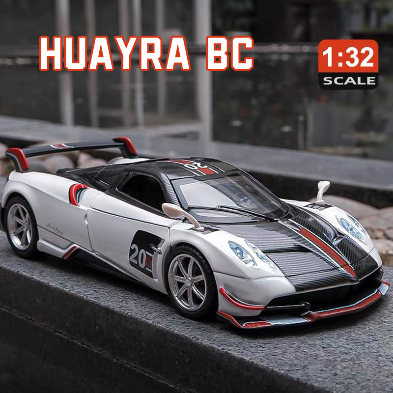 1:32 escala pagani huayra bc aloy caro modelo leve efeito sonoro brinquedos de carro dubas