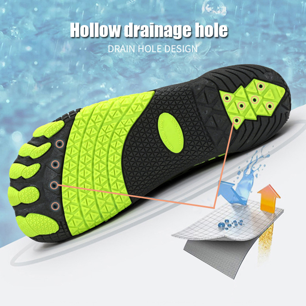 Qiuck Drying Aqua Shoes Men Women's Water Shoes Barefoot Five-Fingers Wading Sneakers Beach Swimming Footwear 2023 New Arrival