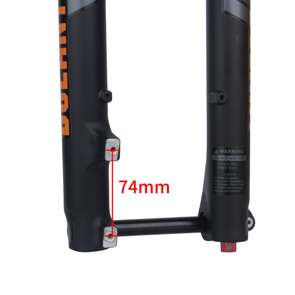Bolany DoBShulder Odwrócony widelec rowerowy 27,5/29 cali widelca do wzmocnienia przez oś 175 mm Stright/Stożrowane regulacja odbicia MTB widelca MTB