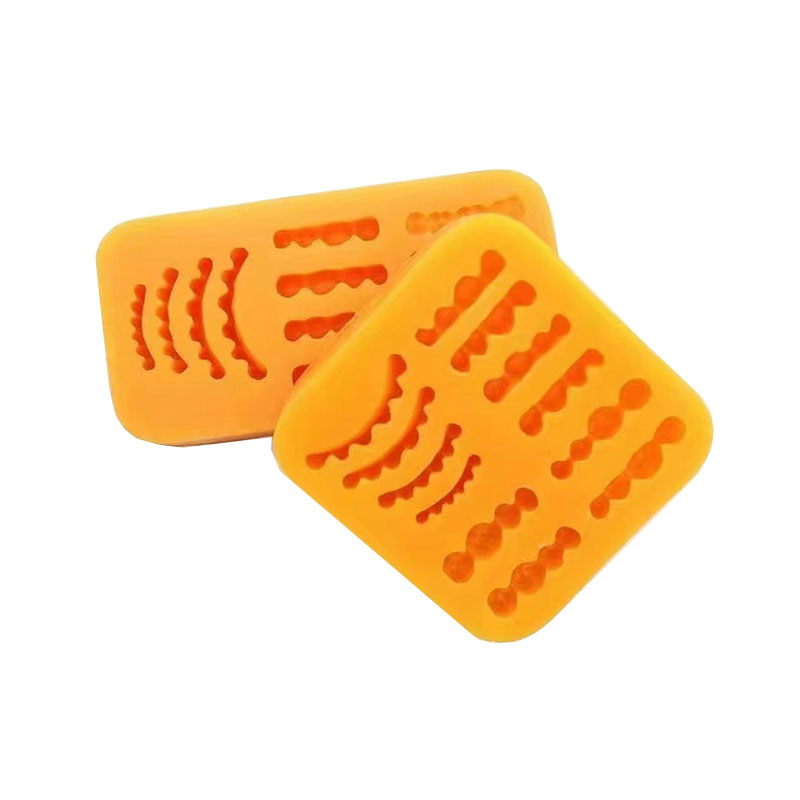 Rettangolo quadrato Dental Dental Silicone Cera Passa di cera Plava Dentaria Elaborazione Formazione Modella Modella Modello invertito Modello invertito