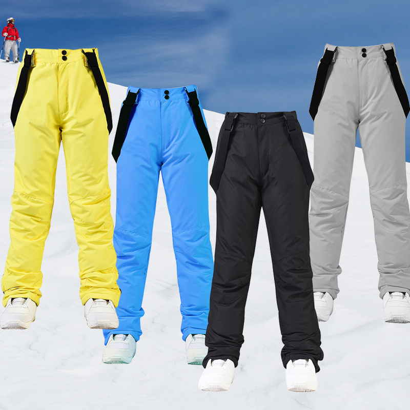 Giacca da sci e pantaloni uomini 3 in 1 Spessa vestito da sci caldo Abbigliamento da neve impermeabile invernale Ski snowboarding Jackets marchio