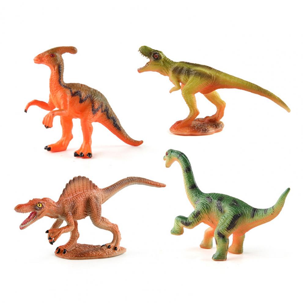 Dinosaur Model Toys Tyrannosaurus Rex Stegosaurus Velociraptor Pterosaur Miniature Figurine Ornament Plastic Jurassic Anim