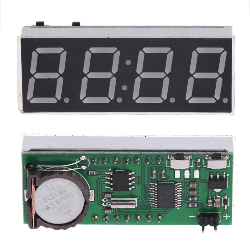 3 in 1 Auto-Thermometern Voltmeter Elektronische Takt 12 V 5-24 V Staubdicht