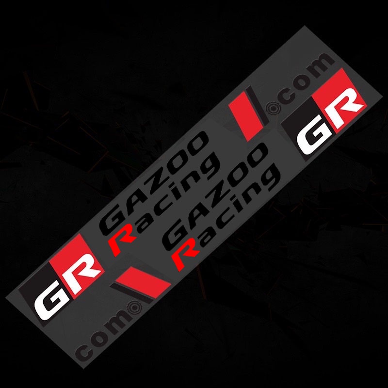 2 pezzi adesivi corpi porte dell'auto con adesivi decalcomanie in vinile auto Toyota Gr Sport Gr Gazoo Racing Chrolla Hilux Prad Yaris
