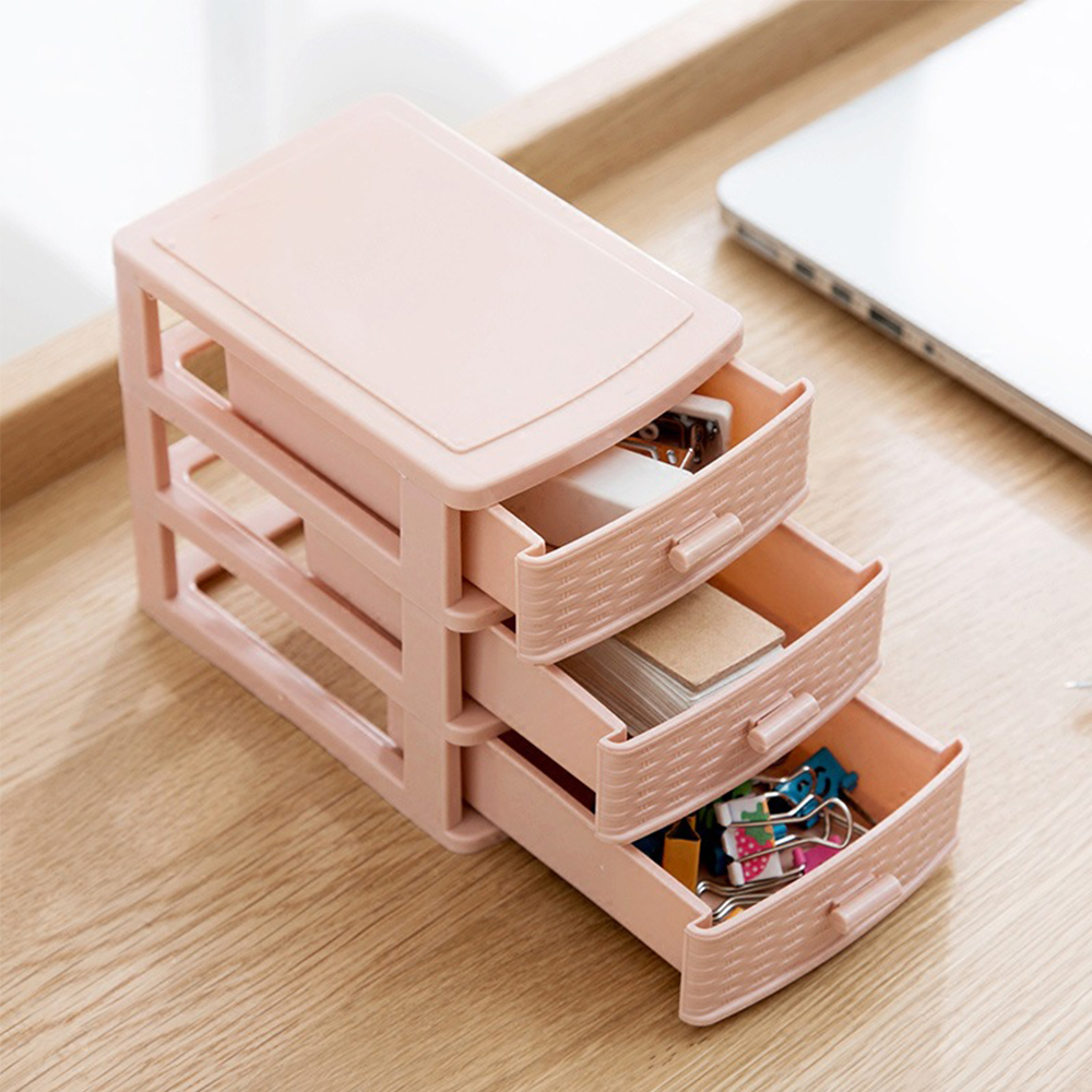Desktop Mini Storage Box Small Drawer Multilayer Plastic Storage Cabinet Cosmetic Jewelry Box Stationery Box Storage Box