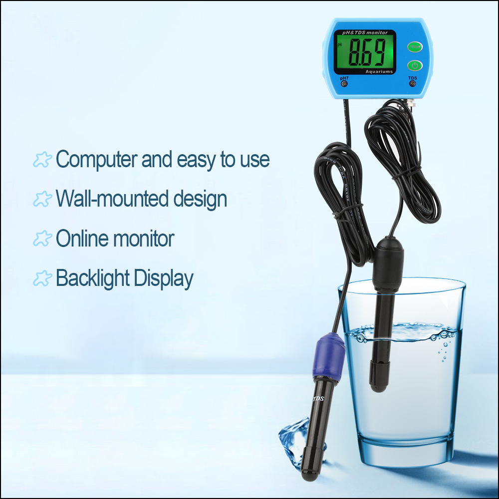 RZ PH METER TDS MONTRING Aquarium Digital Professional Water Quality Tester Purificateur For Pool Aciidité METER METER METER