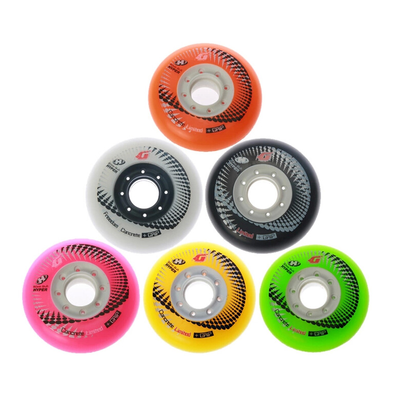 Originele Hyper HP+G Roller 84a betonnen schaatsen Wielen Slalom FSK Roller Skating Wheels Patines Tyre for Street Asfalt Road