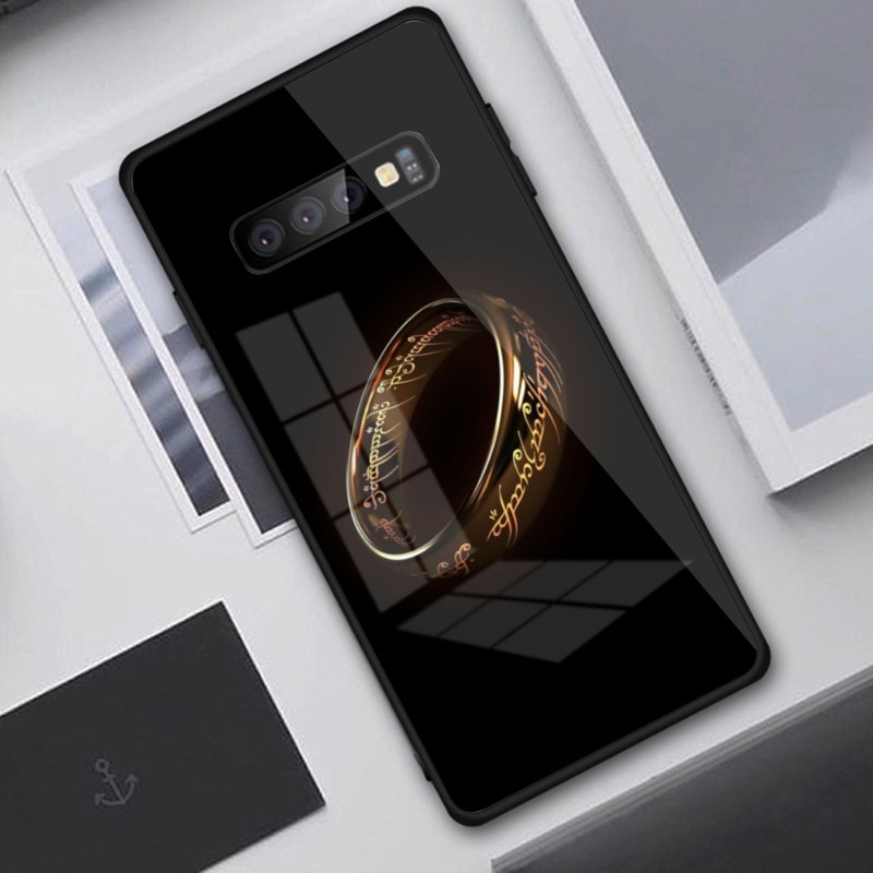 Lord of Rings Luxury Phone Case voor Samung S23 S22 S21 Pro Ultra A13 A33 A53 Opmerking Glass Telefoon Cover Funda