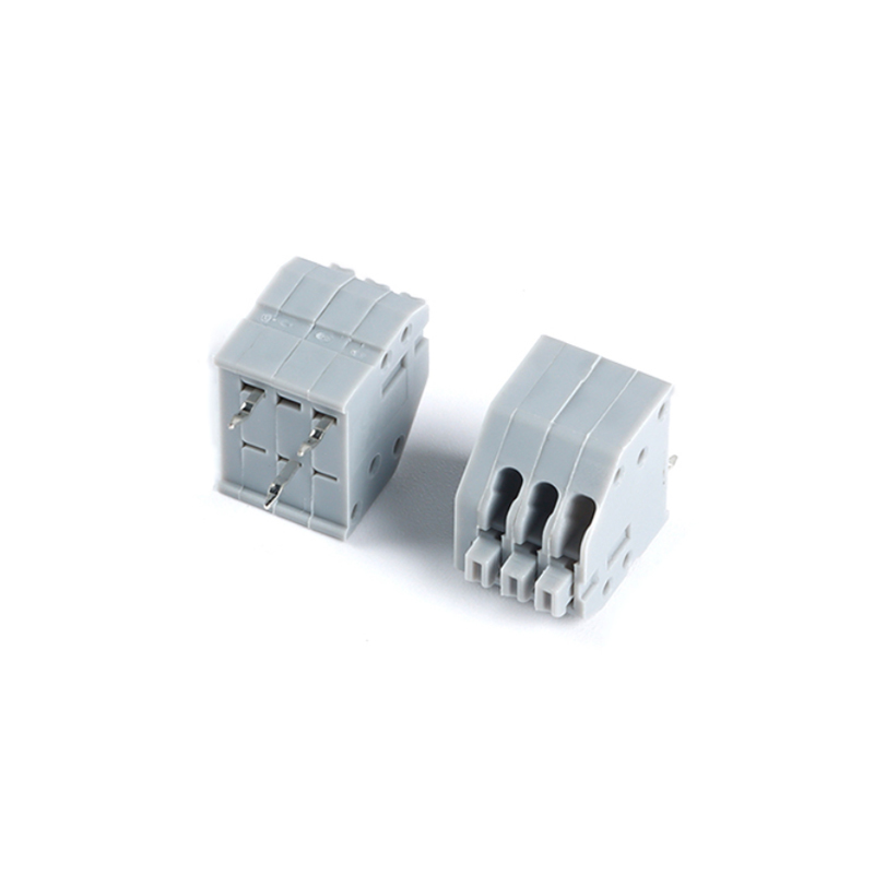  KF250-2.54-2P 3P 4P 5P 6P 8P -1 -2 Double Row Direct Plug 2.54mm Pitch Spring Loaded PCB Terminal Blocks