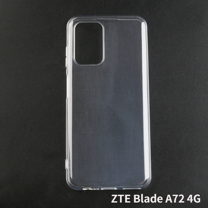 Weiches TPU -Gehäuse für ZTE Blade A52 A72 4G Hülle Silikon Weiche Abdeckung für ZTE Blade V40 Vita CAPA CAPA Clear Transparent Phone Shell