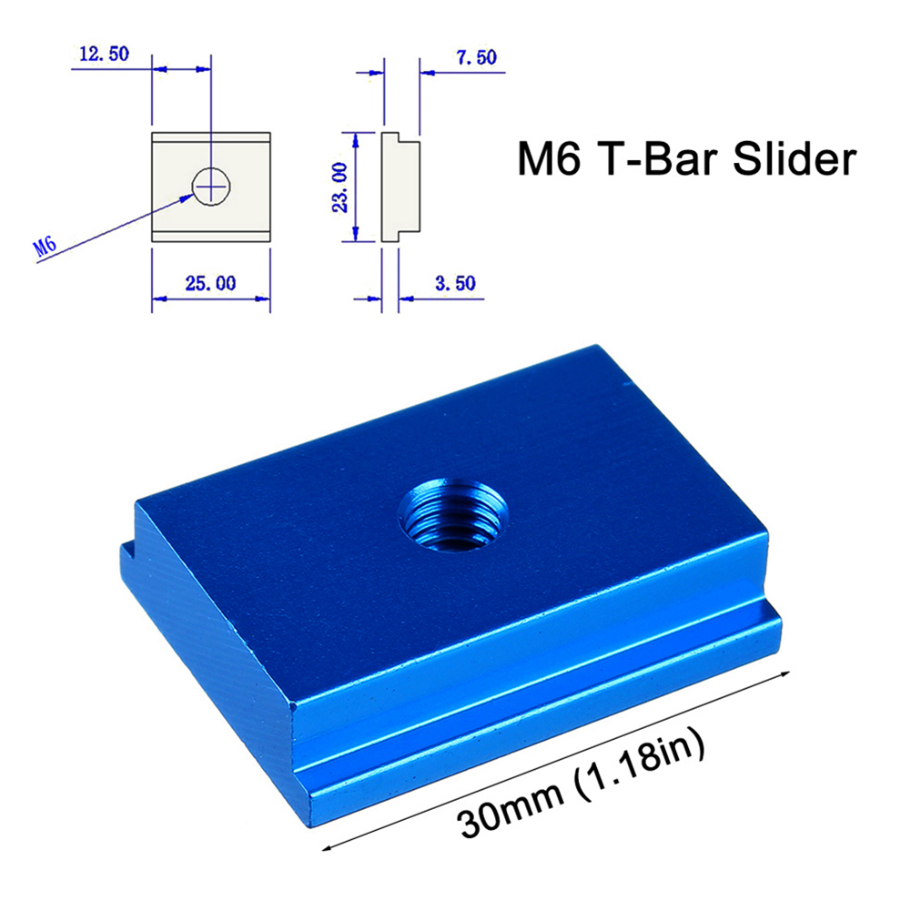 Brand New High Quality For Woodworking Table Miter Saw T-track Slider Woodworking Aluminum Alloy M6 M8 Universal