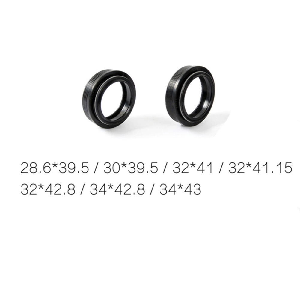 Bike Parts Dust Wiper Seal Kit Dustproof For Front Fork Outdoor Replacement Resin Plastic Sport Supplies 