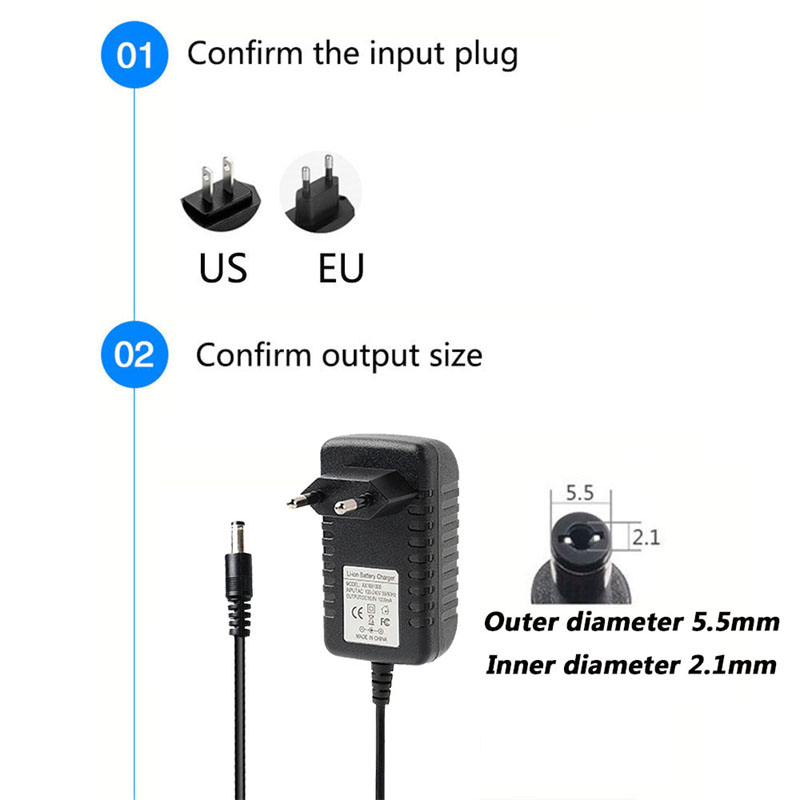 DC 24V Adapter Voedingsvoorziening Transformator AC 100V-240V 0.6A 600MA Universele laderadapter voor LED Strip Light CCTV EU US-plug