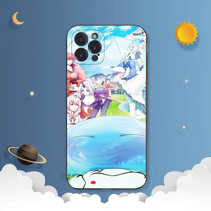 Tensei Shitara Slime Datta Ken Rimuru Anime Telefonfodral för iPhone 6 7 8 Plus 11 12 13 14 Pro SE 2020 Max Mini X Xs XR Back Cover