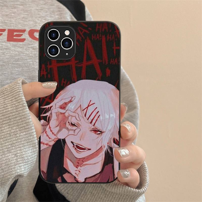 Anime Juuzou Suzuya Tokyo Ghouls telefoonhoes voor iPhone 7 8 Plus X XR XS 11 12 13 SE2020 Mini Mobile IPhones 14 Pro Max Case