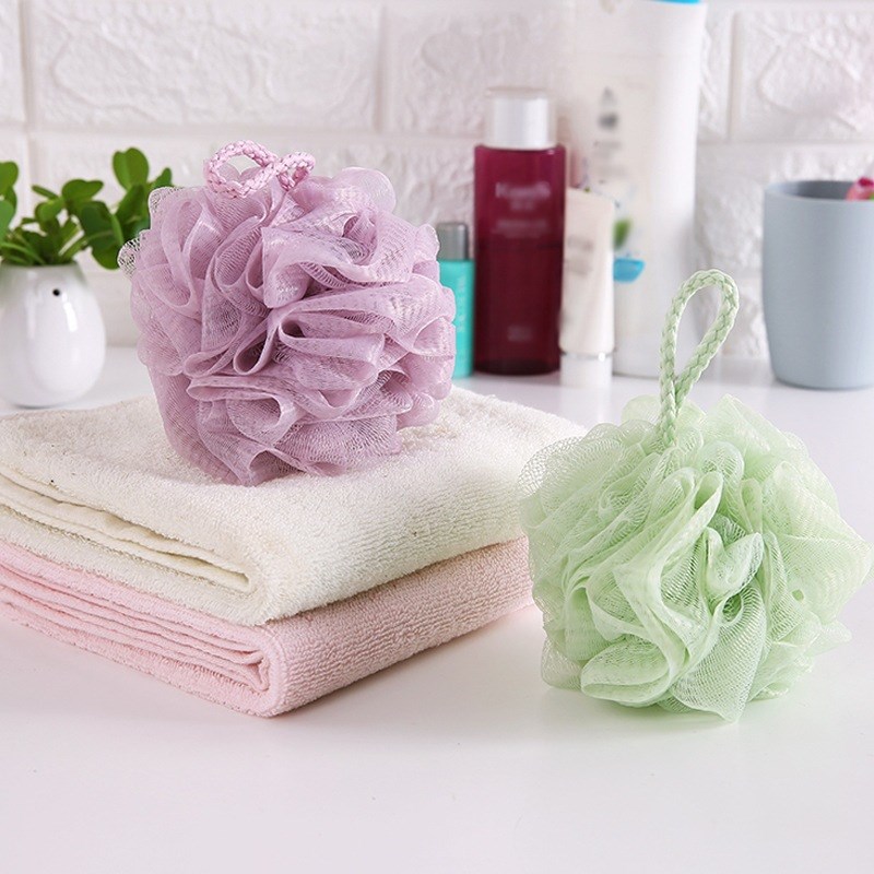 Soft Loofah Bath Sponge Luffa Loufa Body Scurbber Mesh Pouf Bouche exfoliante Sponge Sponge SalEnd Massage Brush