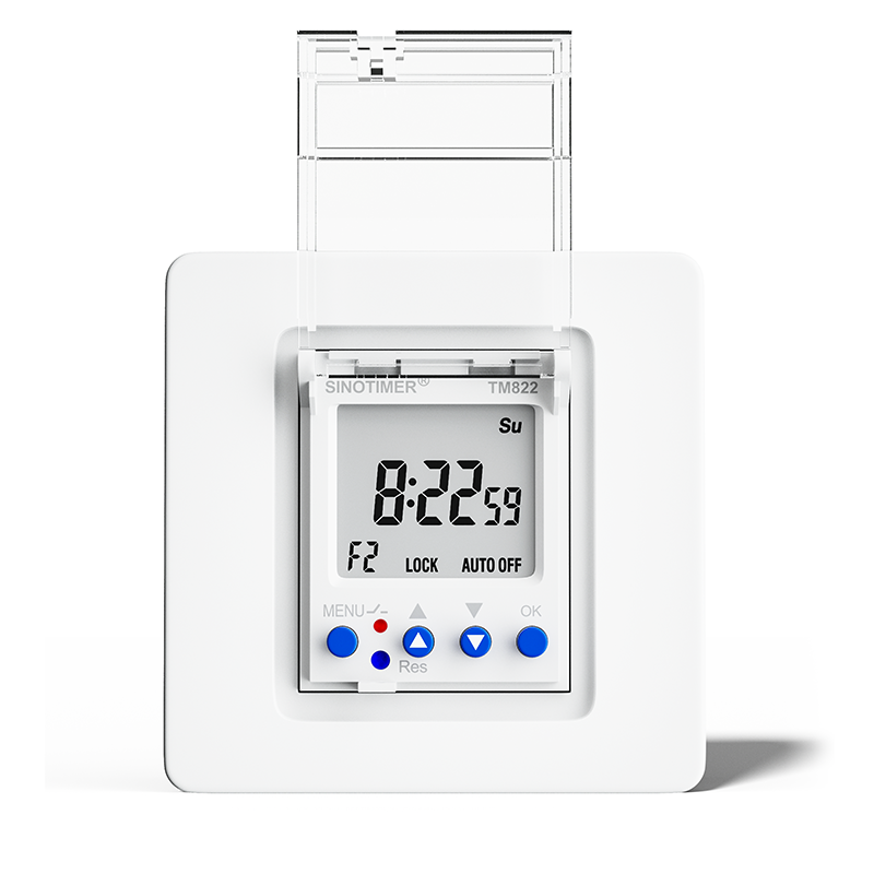 Two Groups Relay Output Separate Control 7 Days Weekly Programmable 2 Channels Timer Switch Time Min. 1 Second Interval Clock