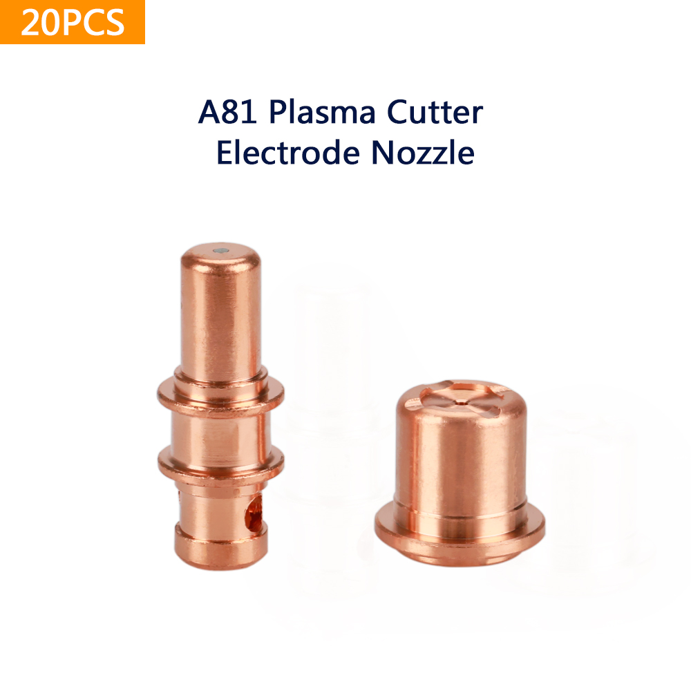 PR0109 Electrode And PD0105 Nozzle Fit A81 LT81 LTM81-A Trafimet Air-cooled Plasma Cutter Torch With High Frequency