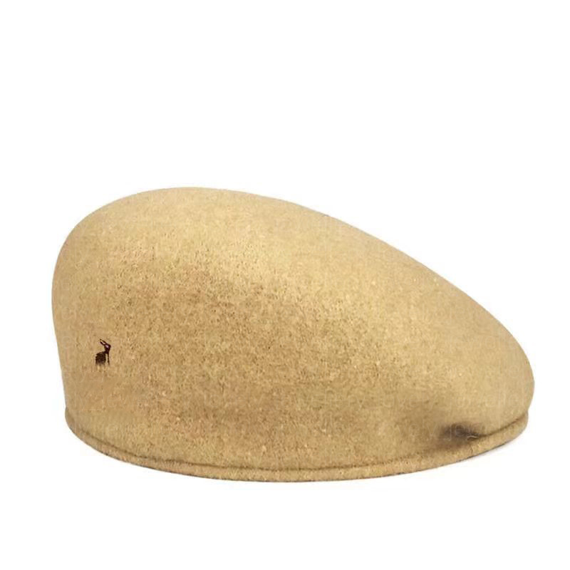 Berets Original Wool Beret 504 Cap Men Women Hat Fashion Ladies Solid Close Kangol Kangaroo Autumn and Winter Hats