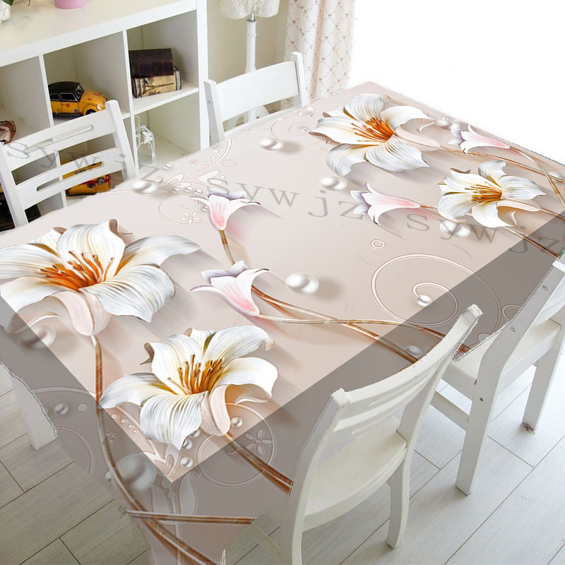 Luxury 3D intagliato floreale cucina cucina tovagliolo pavone a petto aperto tavolino rettangolare cover decorazioni la casa tappetino da picnic