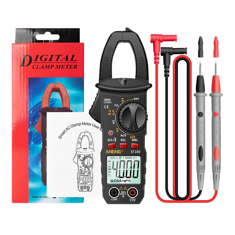 ST180 Digital Clamp Meter T-RMS 6000 Zählungen, Multimeterspannungstester