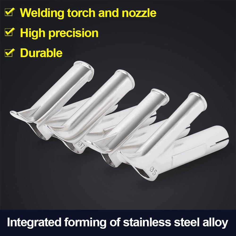 Welding Nozzles For Vinyl PVC Plastic Hot Air Blower Triangle Speed Nozzle 5mm Round Welding Head Alloy Y Type Welding Tool