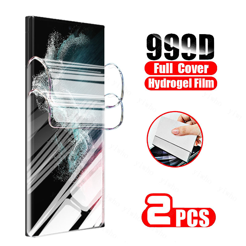 Samsung Galaxy S22 Ultra S22+ S21+ S20+ Fe Plus Screen Gel Protector/Back Cover Hydrogel 필름/카메라 유리에 대한 보호 필름