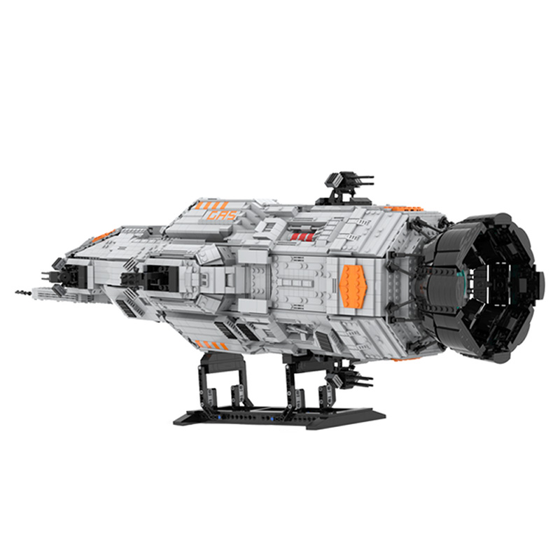 MOC ROCINANTE THE VAST Sky Expanse Spaceship Building Blocks Kit Universe Spacecraft Warship Eagle Model Toys for Children Gifts