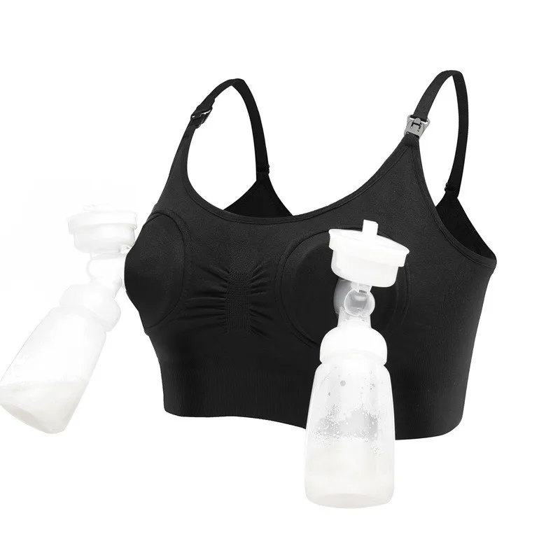 Breastpumps Maternity Bra For Breast Pump Special Nursing Bra Hands Pregnancy Clothes Breastfeeding Pumping Bra