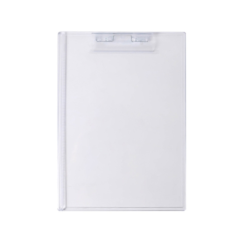 A4 Paper Holder Writing Board with Profile Clip & Ruler Scale Edge for Document D5QC
