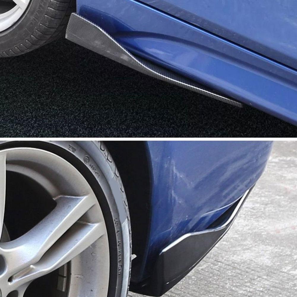 Universal 48 см длина автомобиля боковой юбка бампер Spoiler Spoiller Scratch для Audi для BMW E90 для аксессуаров для гольфа VW