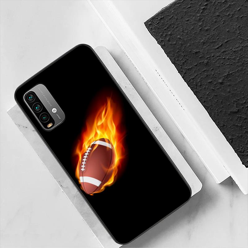 Case de téléphone de football américain pour Samsung Galaxy A02 A12 A13 A22 A32 A41 A51 A53 A71 A73 Shell