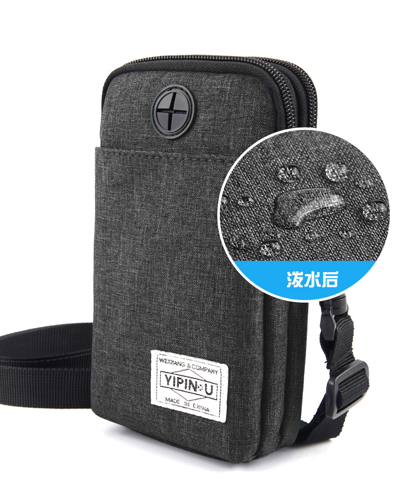 Multi-functional Hanging Neck Cell Phone Bag Passport Bag Mini Waterproof Receive Bag Hang bag Waist Pack