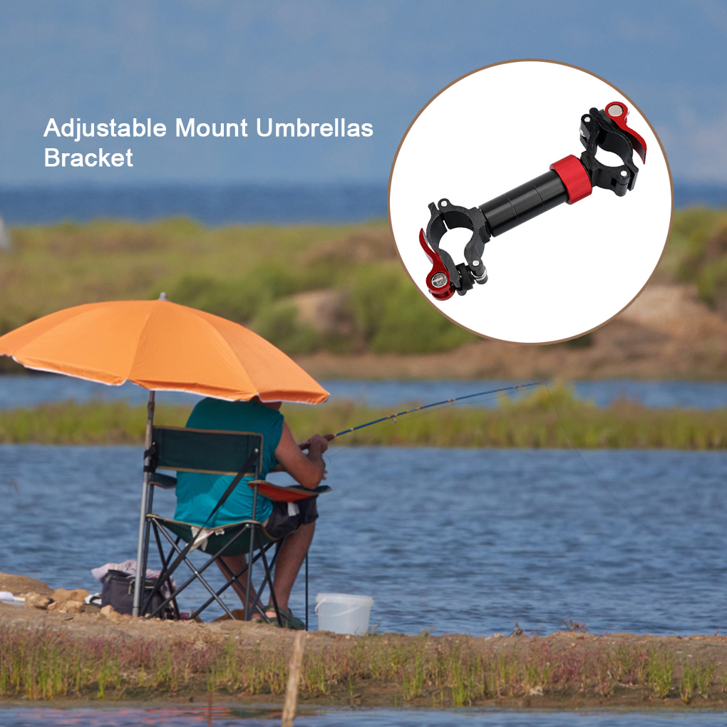 Chaise de pêche Universal Umbrellader Aluminium ALLIAG GEAR ROTATER MONT STAND PORTABLE PROCAGE CHAISE Tableau du parapluie